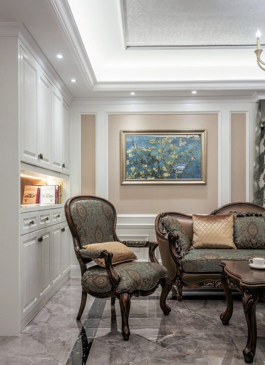 超炫动感时尚现代欧式客厅壁画展示效果图