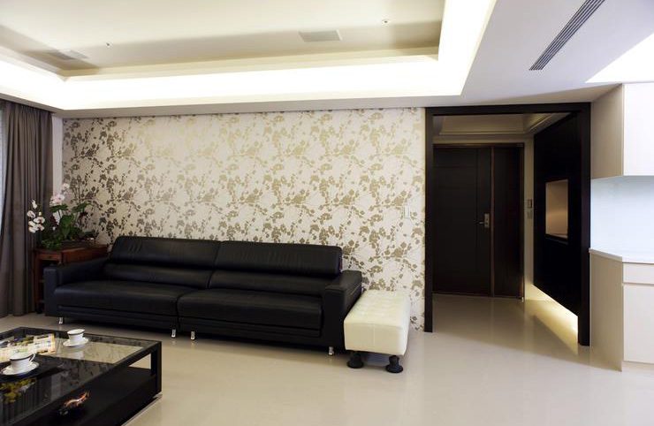 时尚现代家居客厅沙发放置效果图