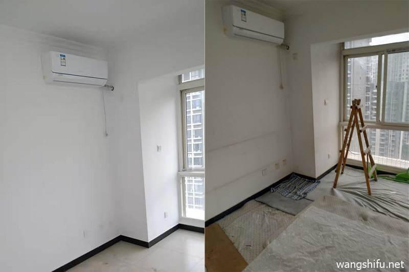 紫薇尚层40平米房子墙面修补翻新