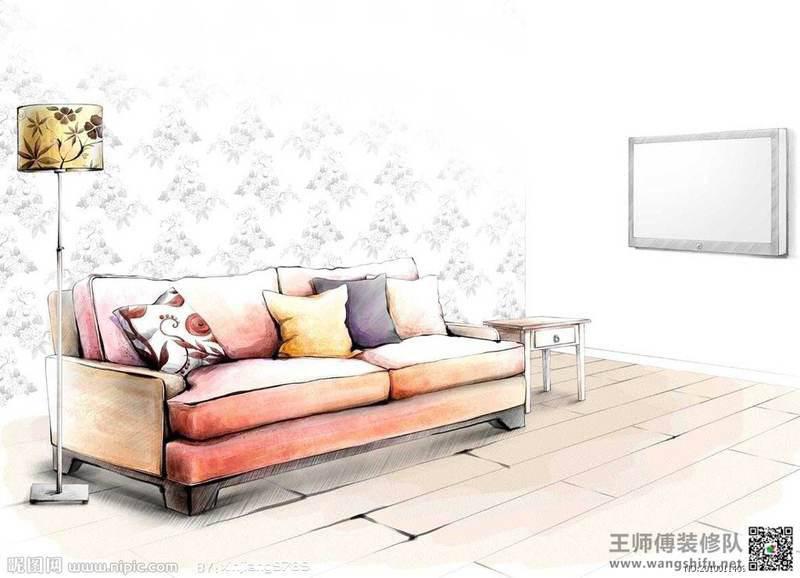 手绘风格室内装饰