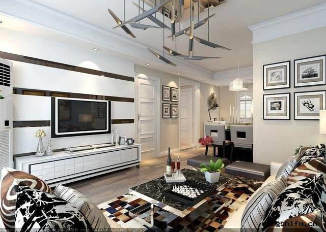 87平米现代简约风格装修效果图 - 翻新攻略