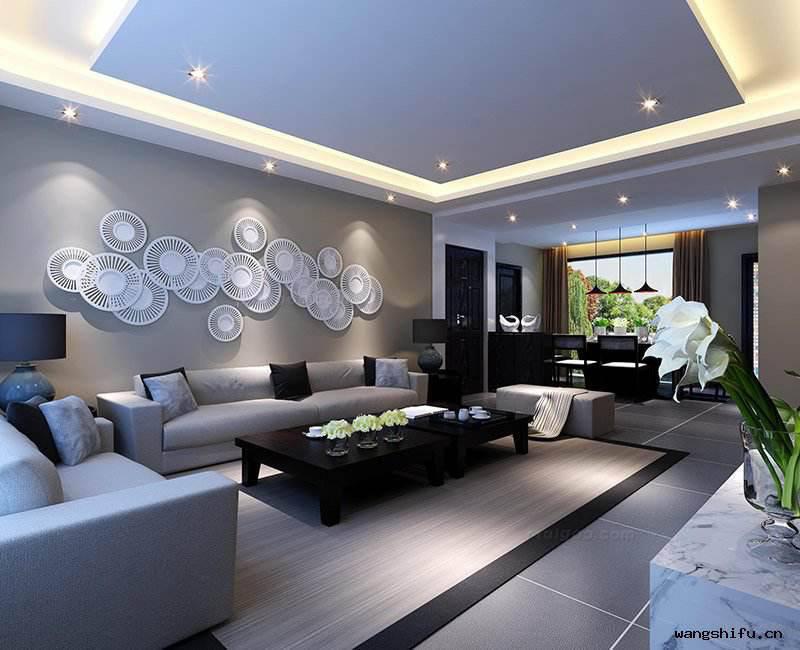 客厅装修效果图,灰色客厅装修效果图欣赏 - 翻新攻略